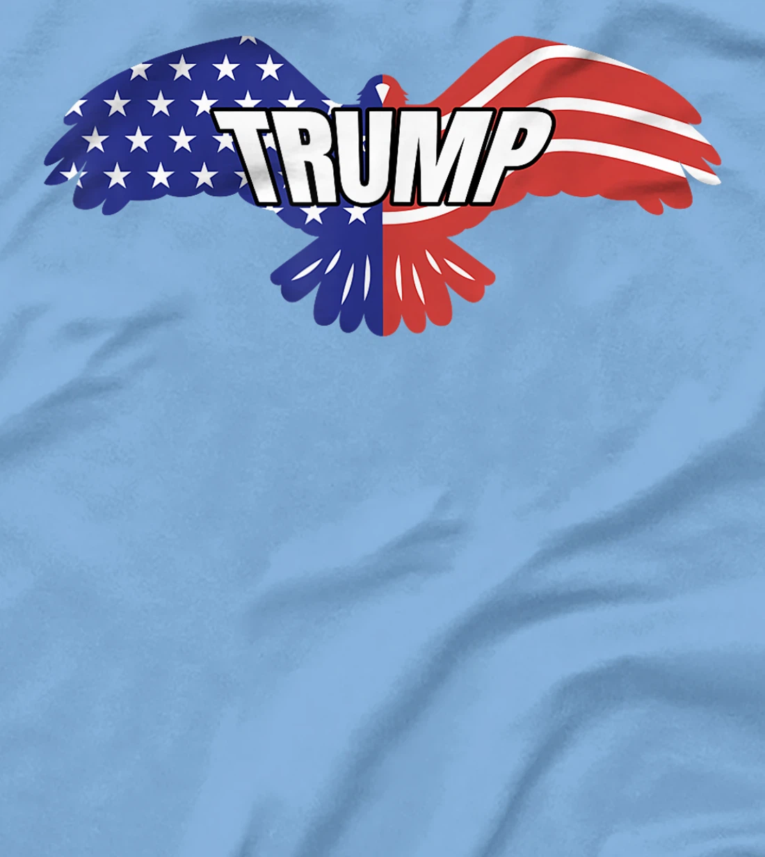 Patriotic US Flag Bald Eagle Trump 2024 Political T-Shirt