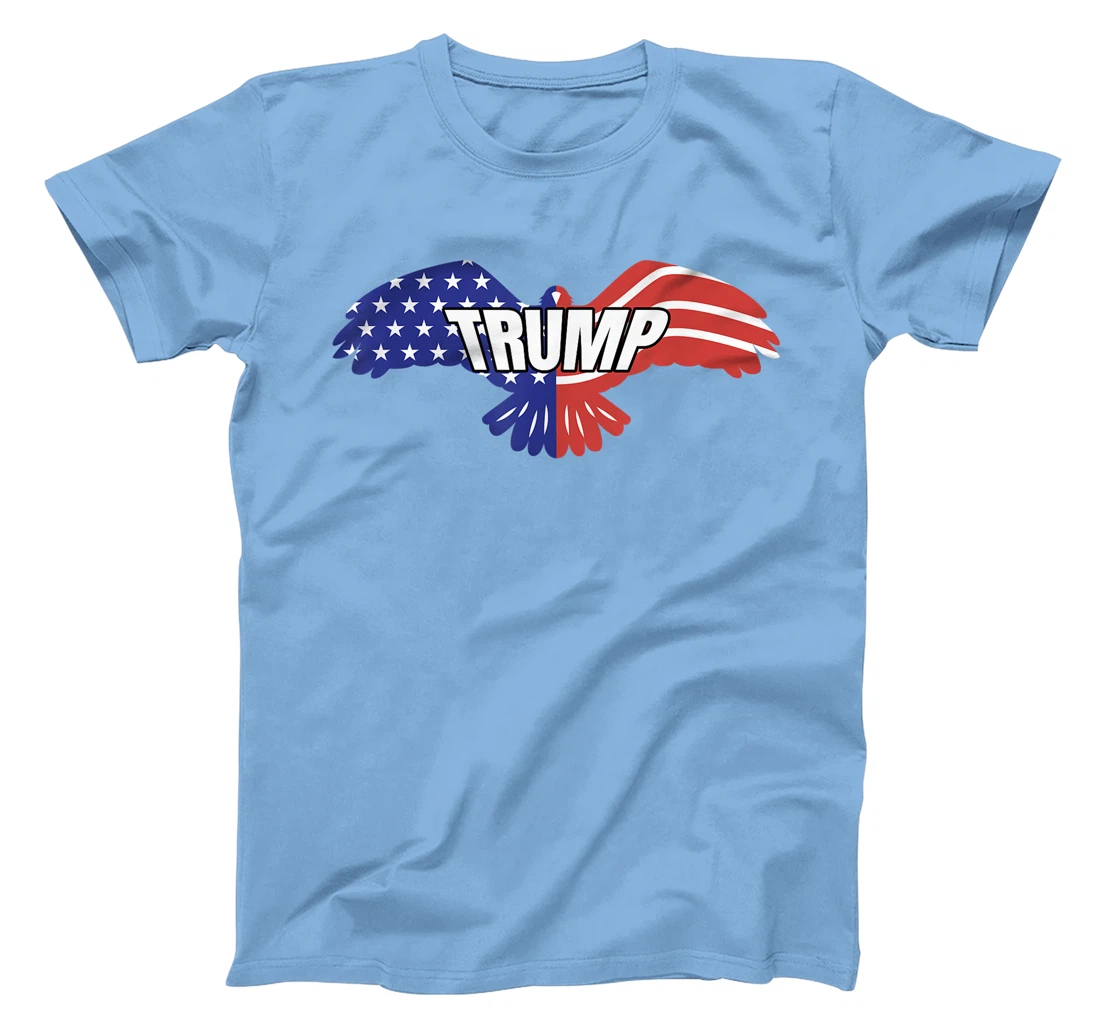Patriotic US Flag Bald Eagle Trump 2024 Political T-Shirt