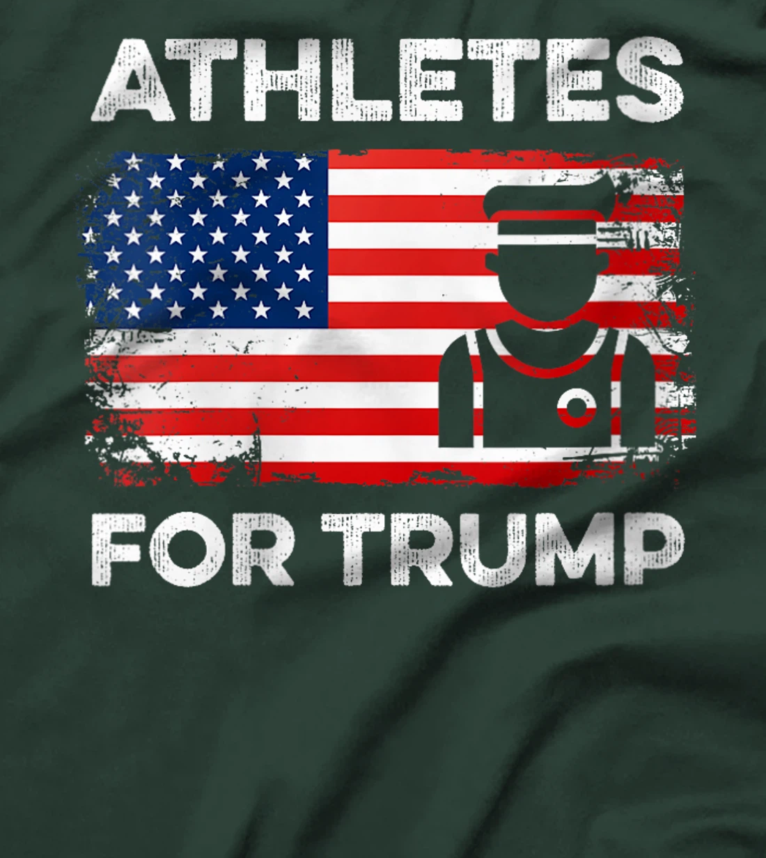 Womens Athletes For Trump 2024 Funny Election Athlete Sport Sports T-Shirt
