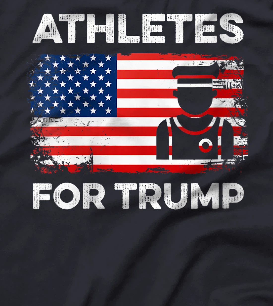 Womens Athletes For Trump 2024 Funny Election Athlete Sport Sports T-Shirt