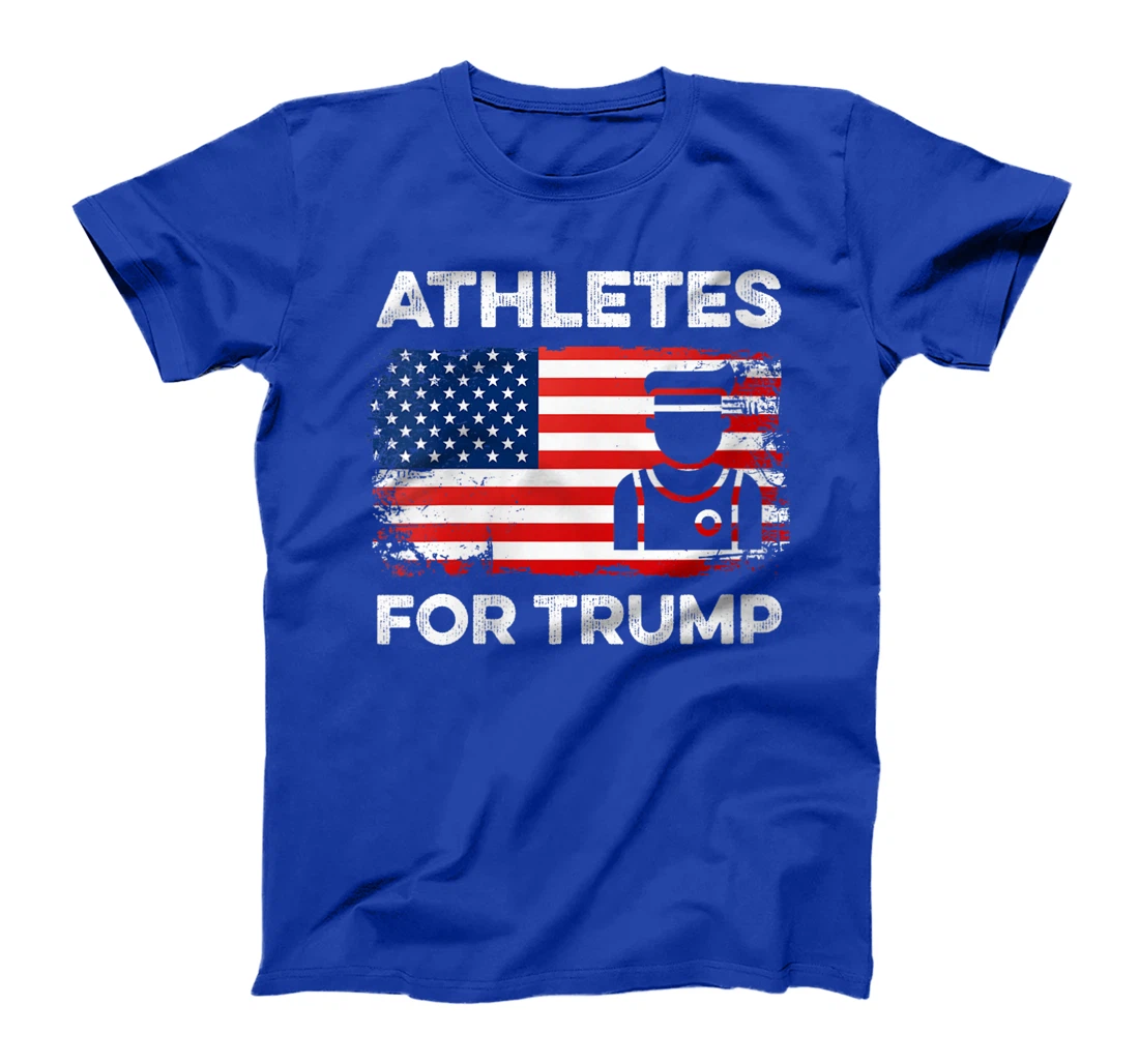 Womens Athletes For Trump 2024 Funny Election Athlete Sport Sports T-Shirt