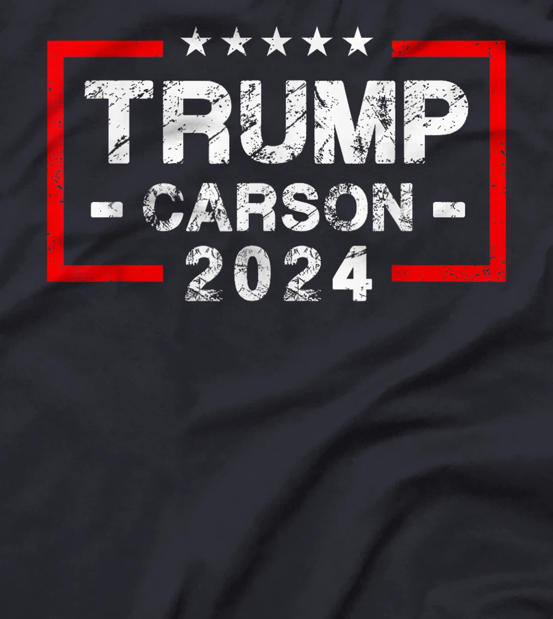 Trump Carson 2024 US Flag - Election President 2024 T-Shirt