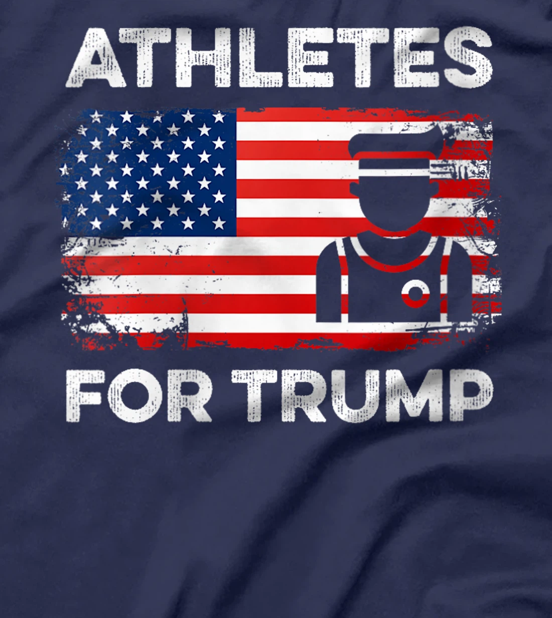 Womens Athletes For Trump 2024 Funny Election Athlete Sport Sports T-Shirt