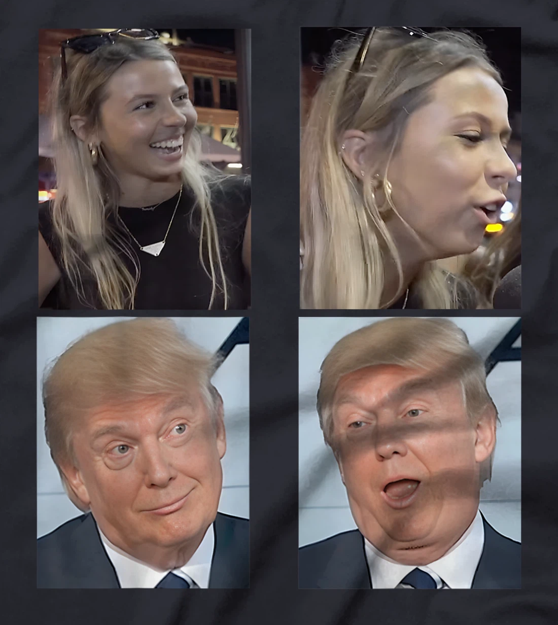 Hawk tuah funny viral humor meme video tee girl 24 trump T-Shirt