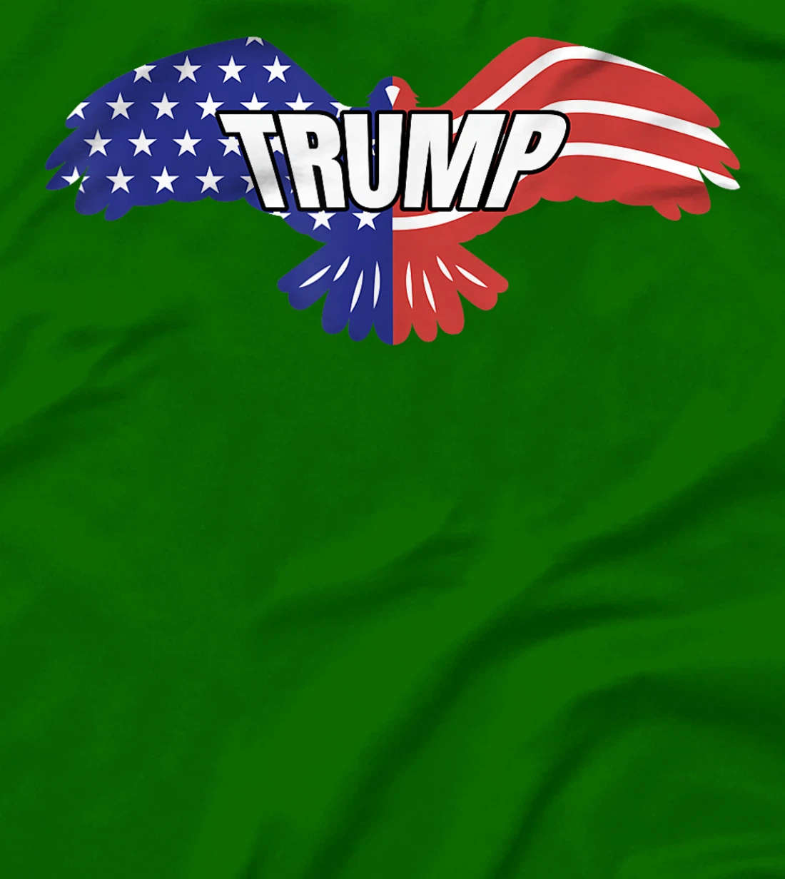 Patriotic US Flag Bald Eagle Trump 2024 Political T-Shirt