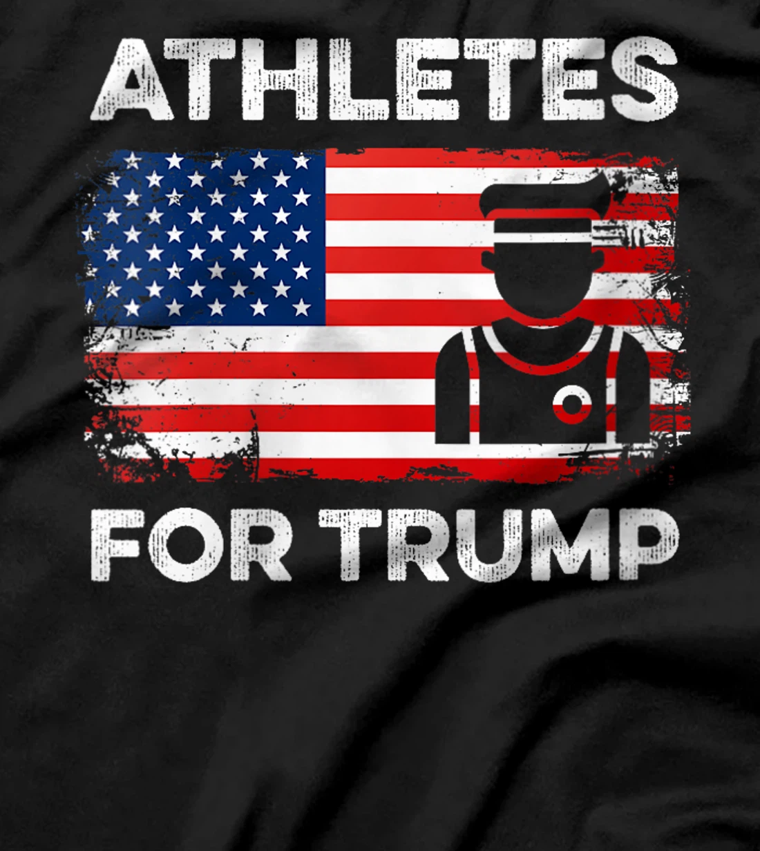 Womens Athletes For Trump 2024 Funny Election Athlete Sport Sports T-Shirt