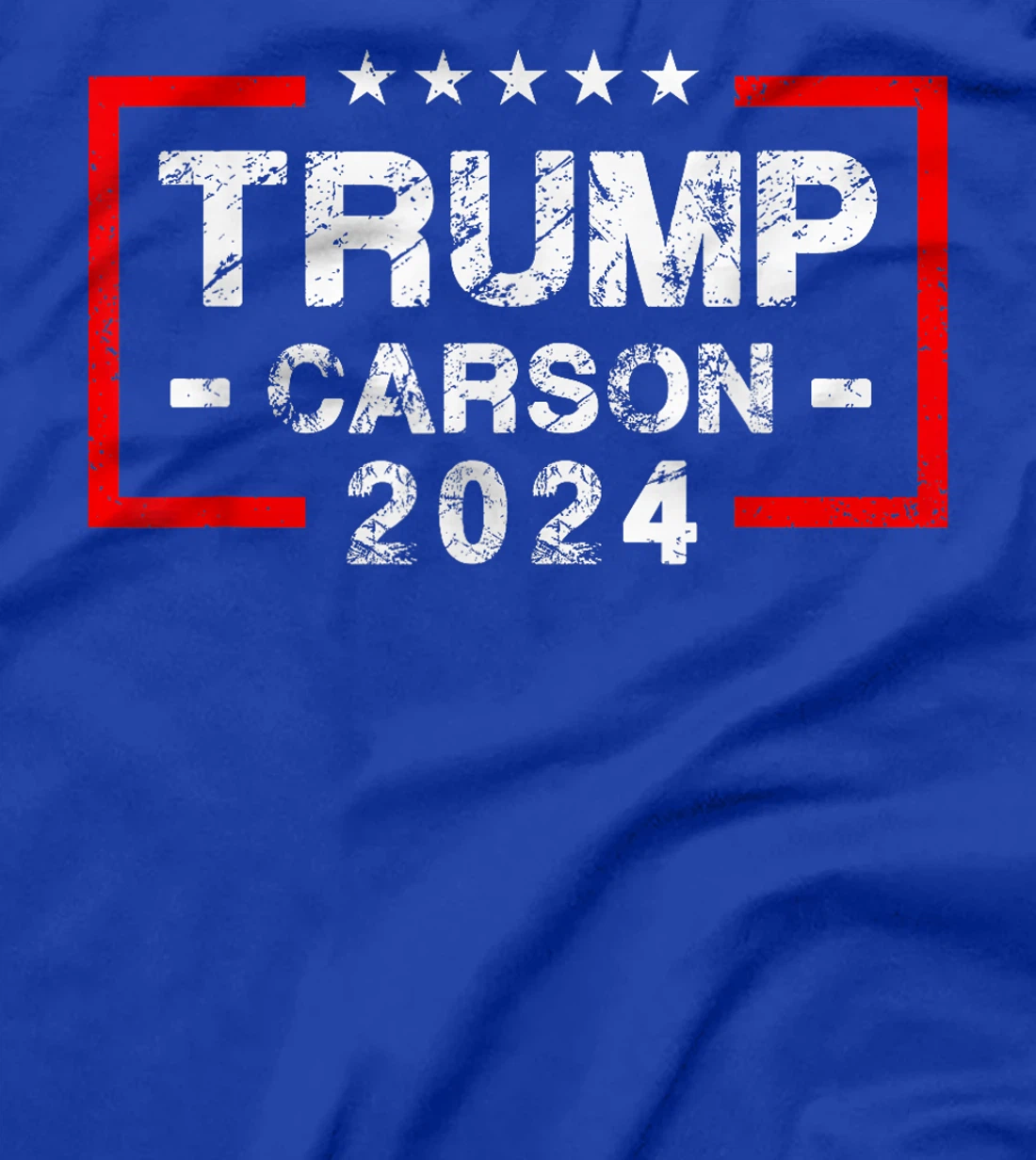 Trump Carson 2024 US Flag - Election President 2024 T-Shirt