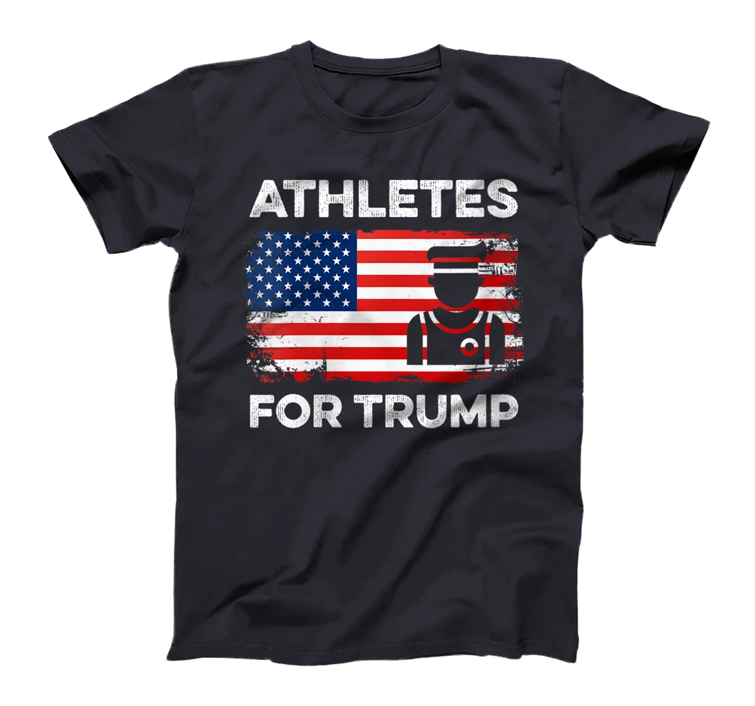 Womens Athletes For Trump 2024 Funny Election Athlete Sport Sports T-Shirt