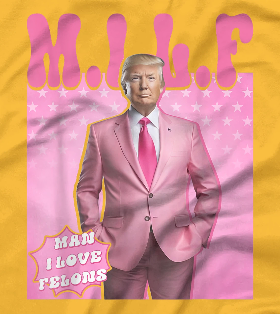 MILF Man I Love Felons Trump Funny Vote Election 2024 T-Shirt