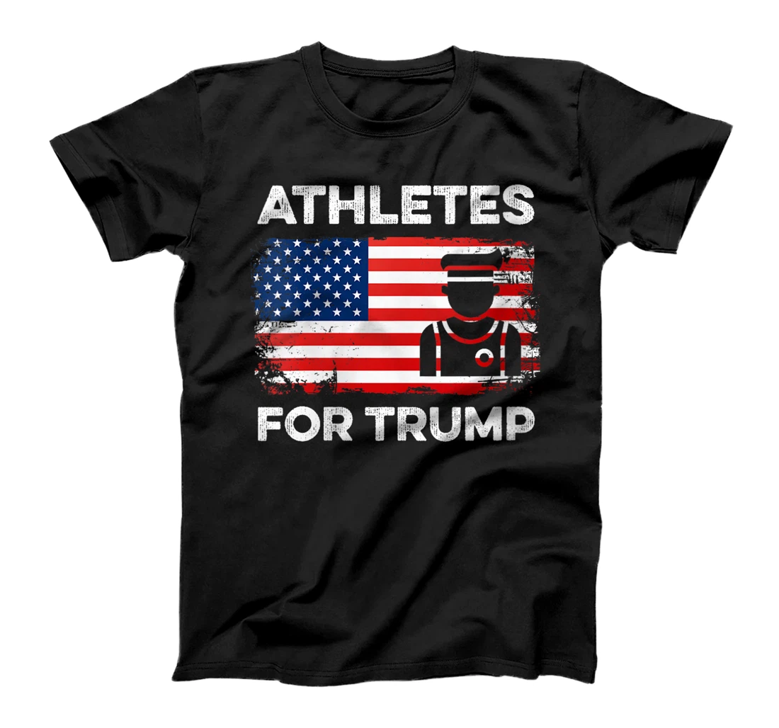 Womens Athletes For Trump 2024 Funny Election Athlete Sport Sports T-Shirt