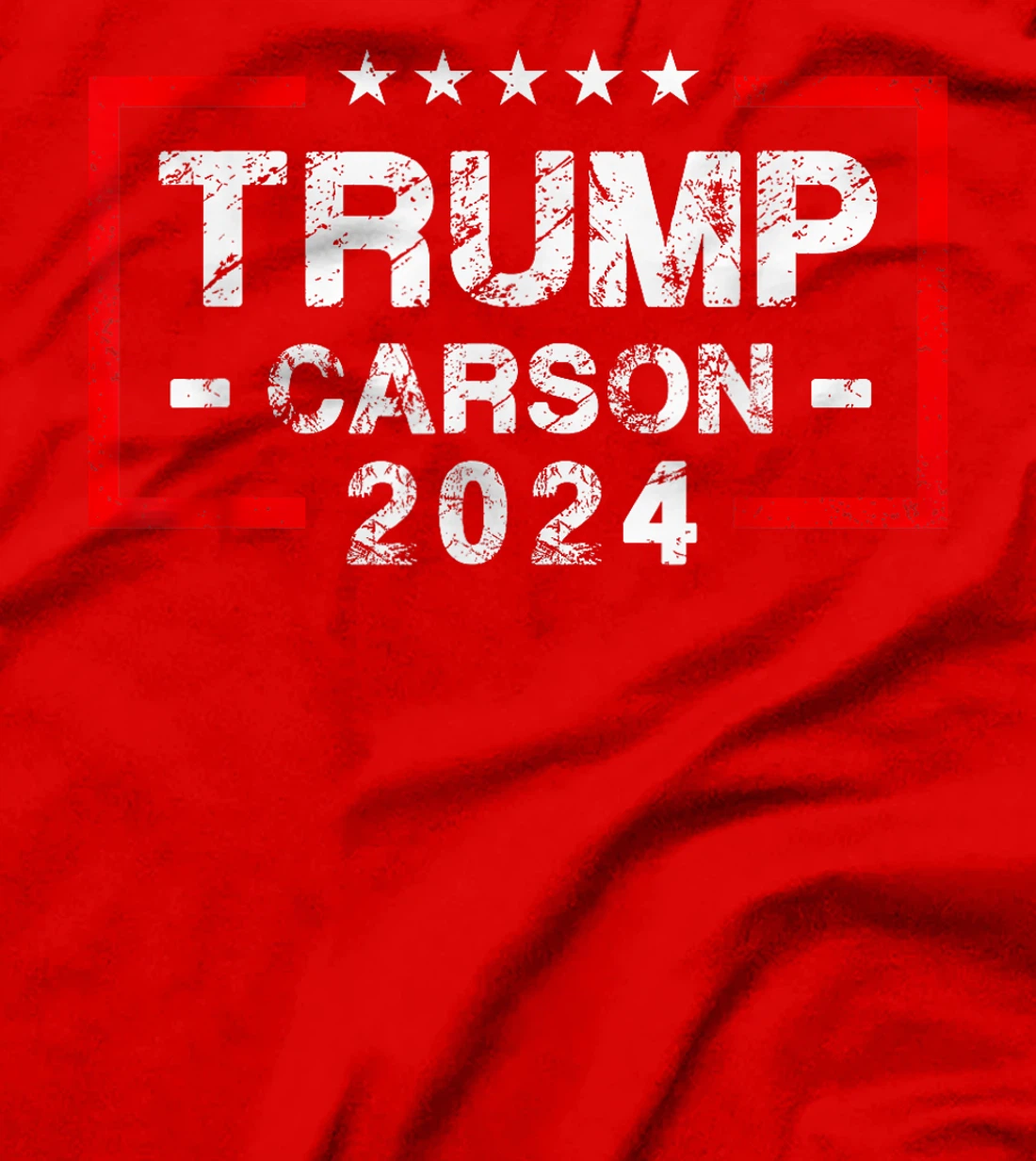 Trump Carson 2024 US Flag - Election President 2024 T-Shirt