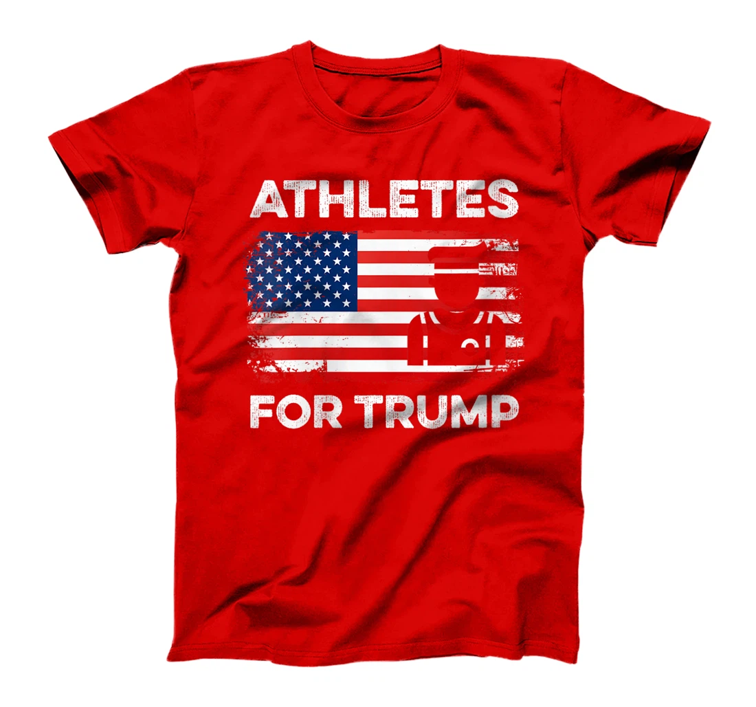 Womens Athletes For Trump 2024 Funny Election Athlete Sport Sports T-Shirt