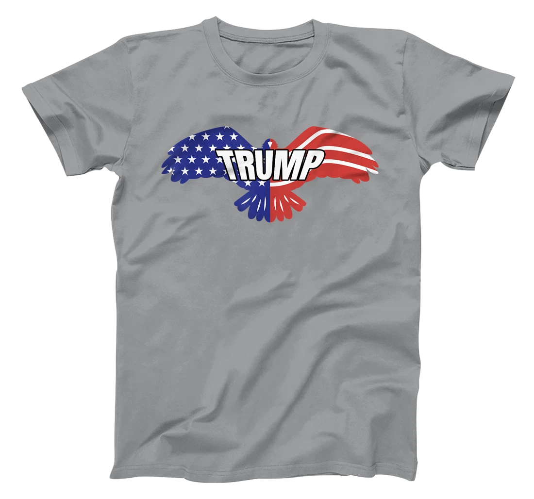 Patriotic US Flag Bald Eagle Trump 2024 Political T-Shirt