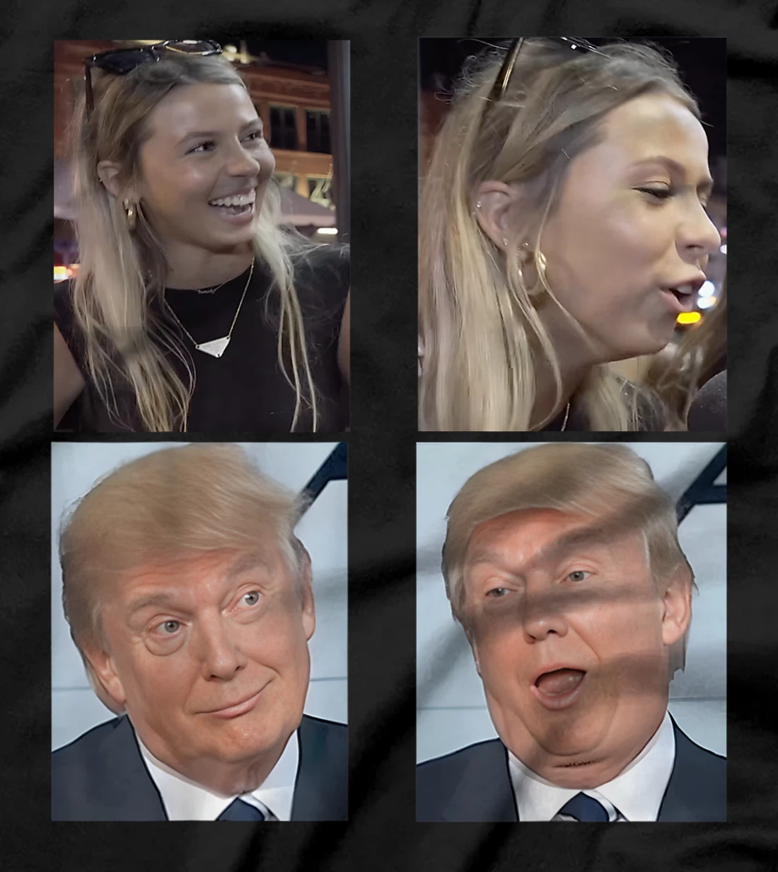 Hawk tuah funny viral humor meme video tee girl 24 trump T-Shirt