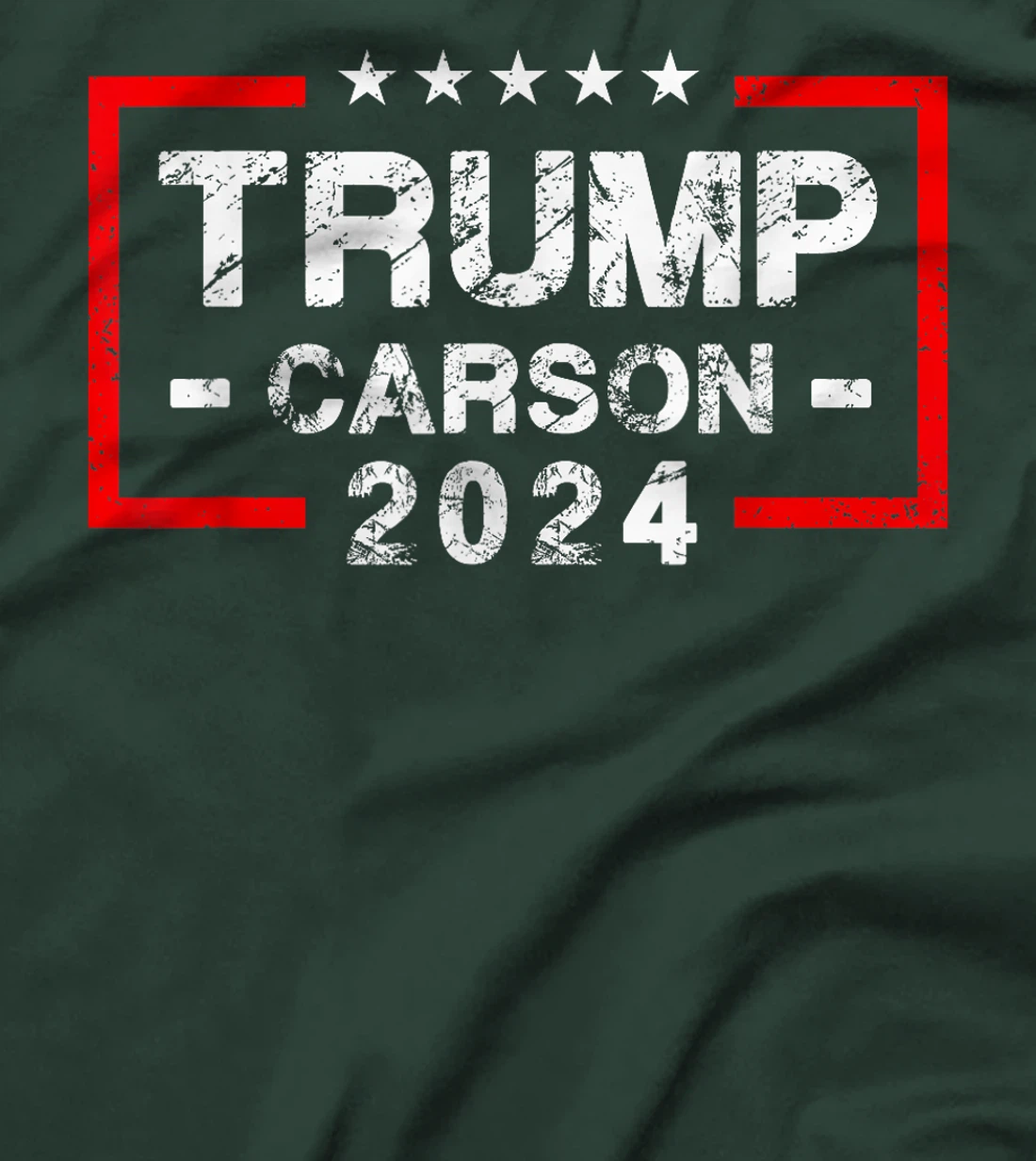 Trump Carson 2024 US Flag - Election President 2024 T-Shirt