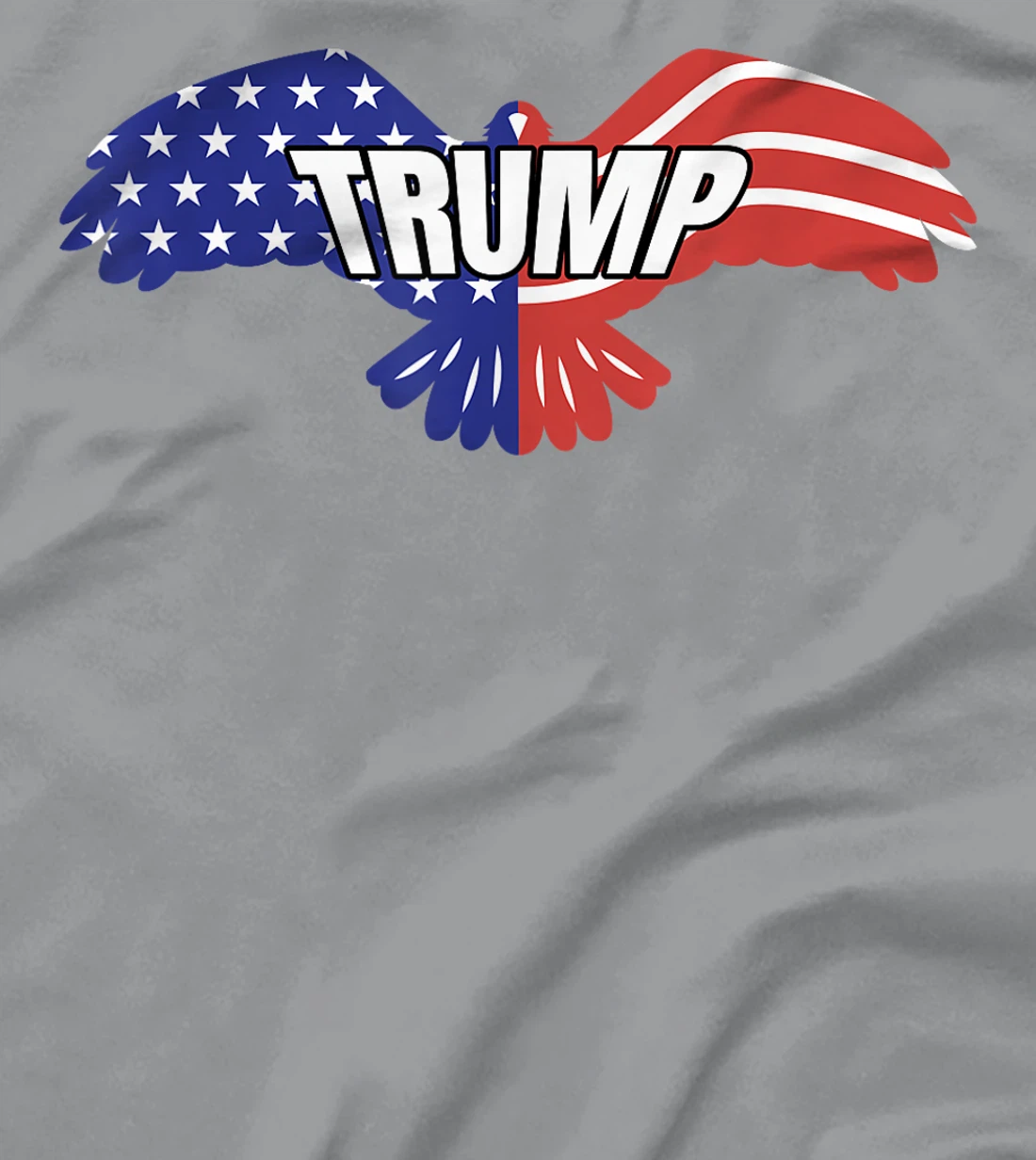Patriotic US Flag Bald Eagle Trump 2024 Political T-Shirt