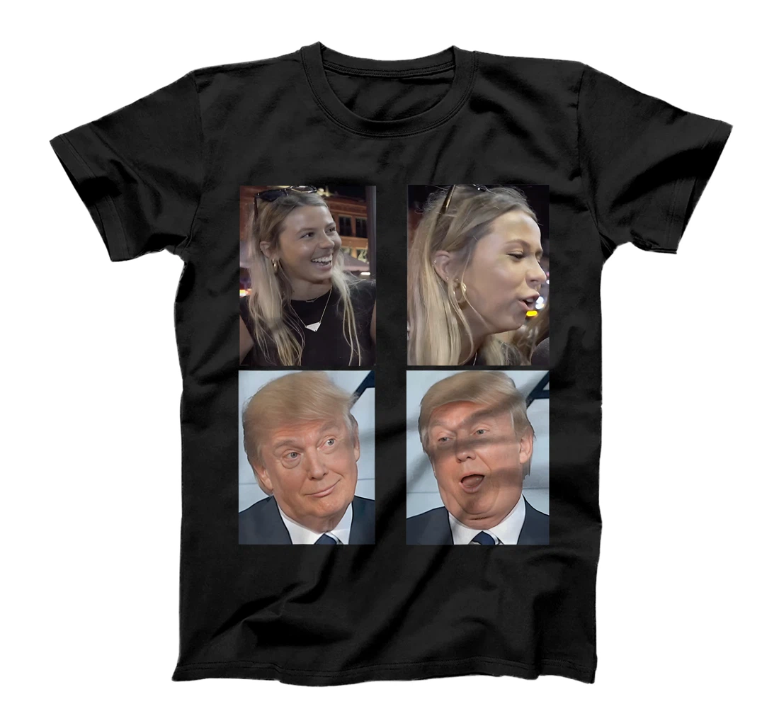 Hawk tuah funny viral humor meme video tee girl 24 trump T-Shirt