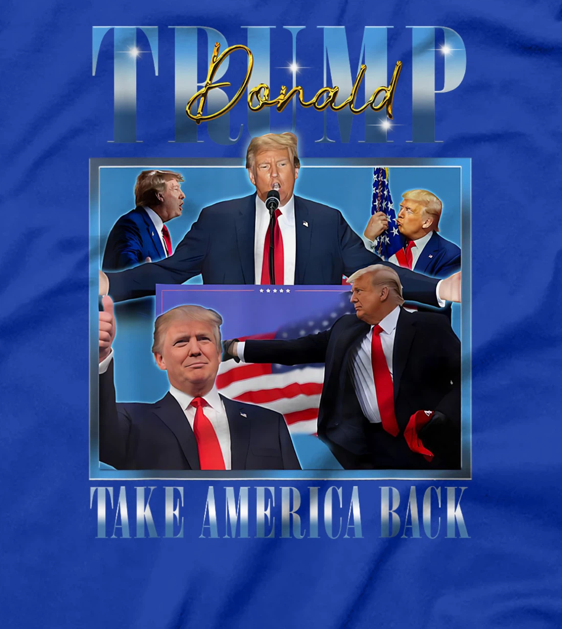 Donald Trump 2024 President Take America Back MAGA Bootleg T-Shirt