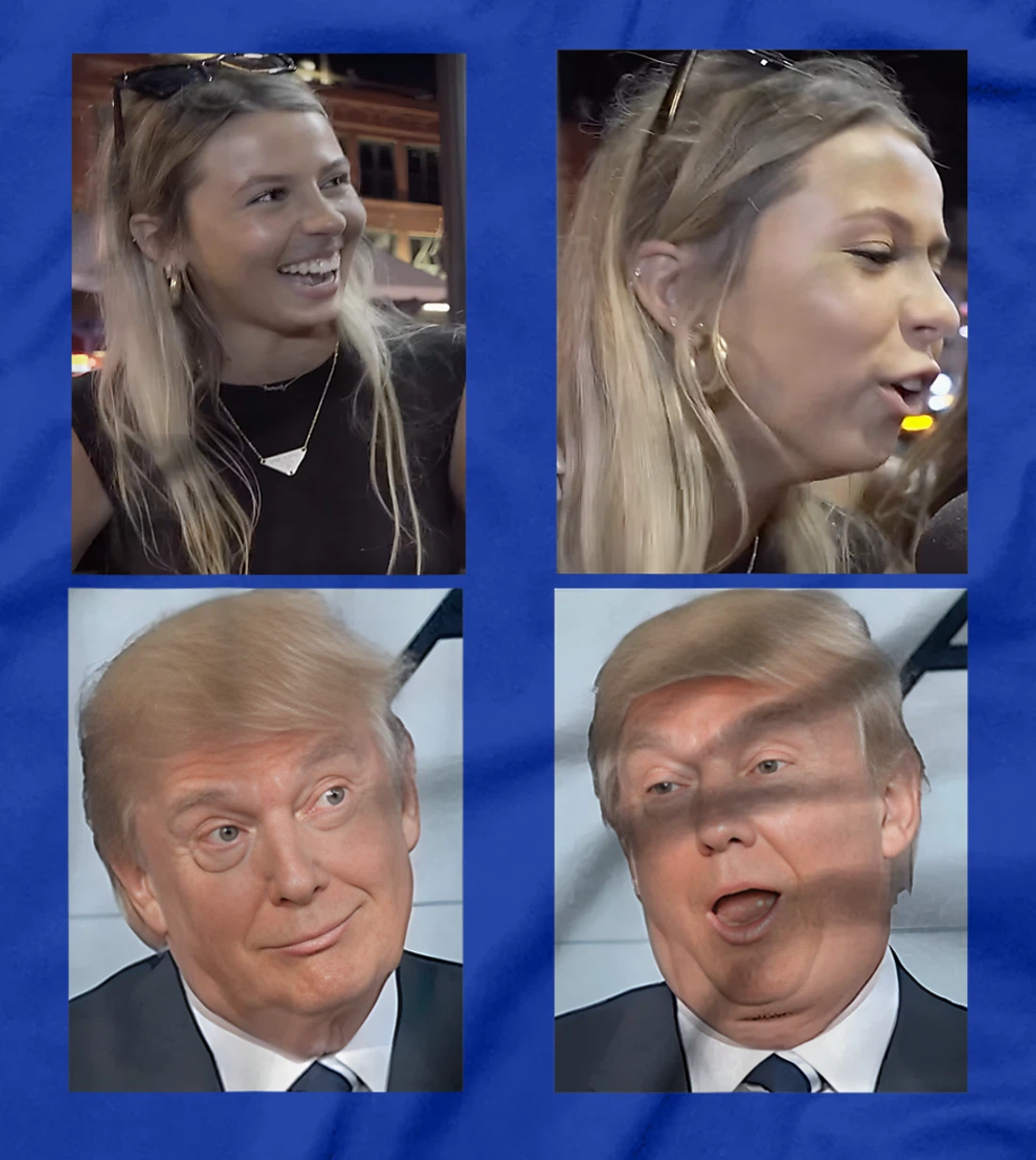 Hawk tuah funny viral humor meme video tee girl 24 trump T-Shirt