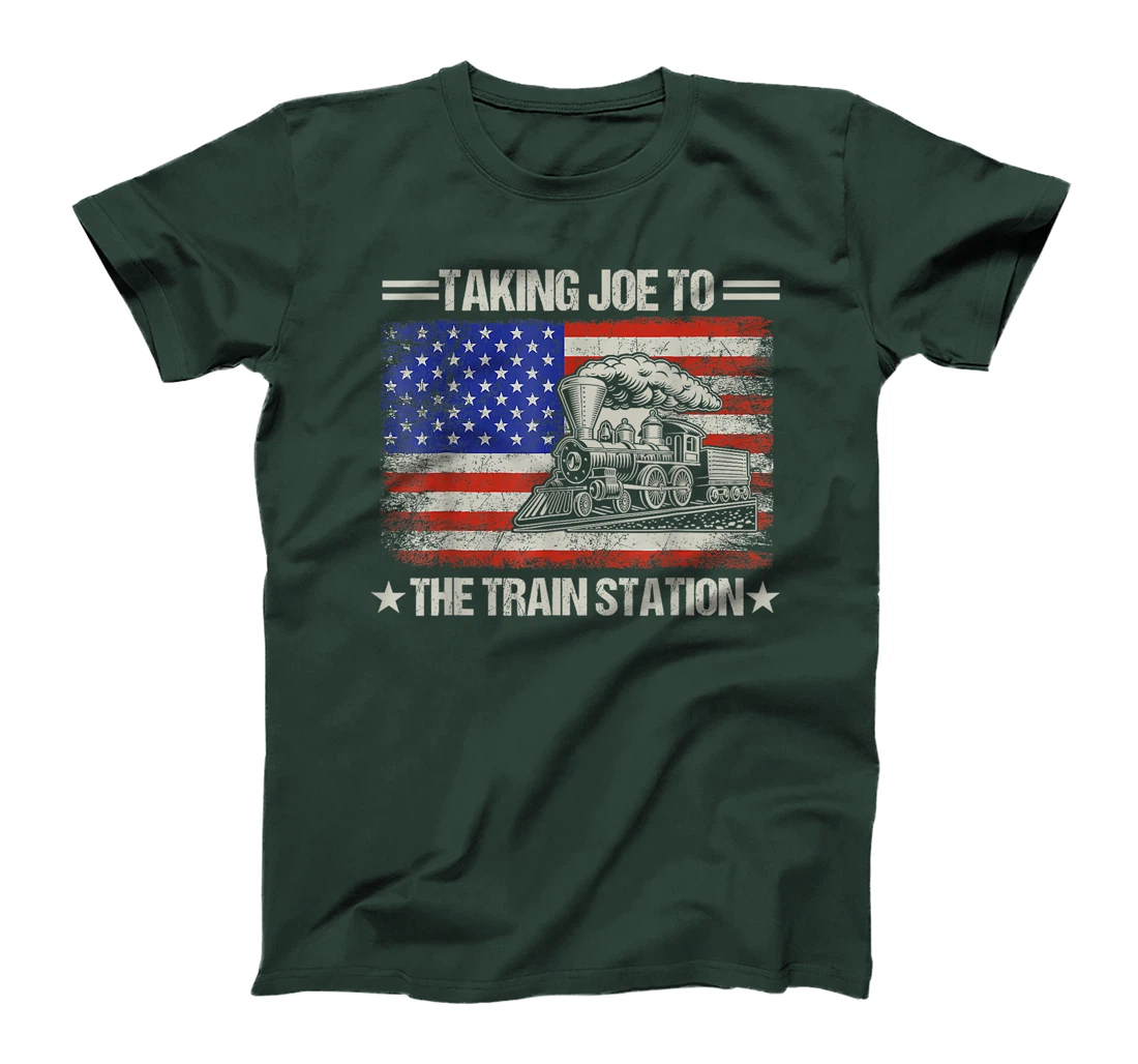 Taking Joe To The Train Station, Trump 2024 T-Shirt