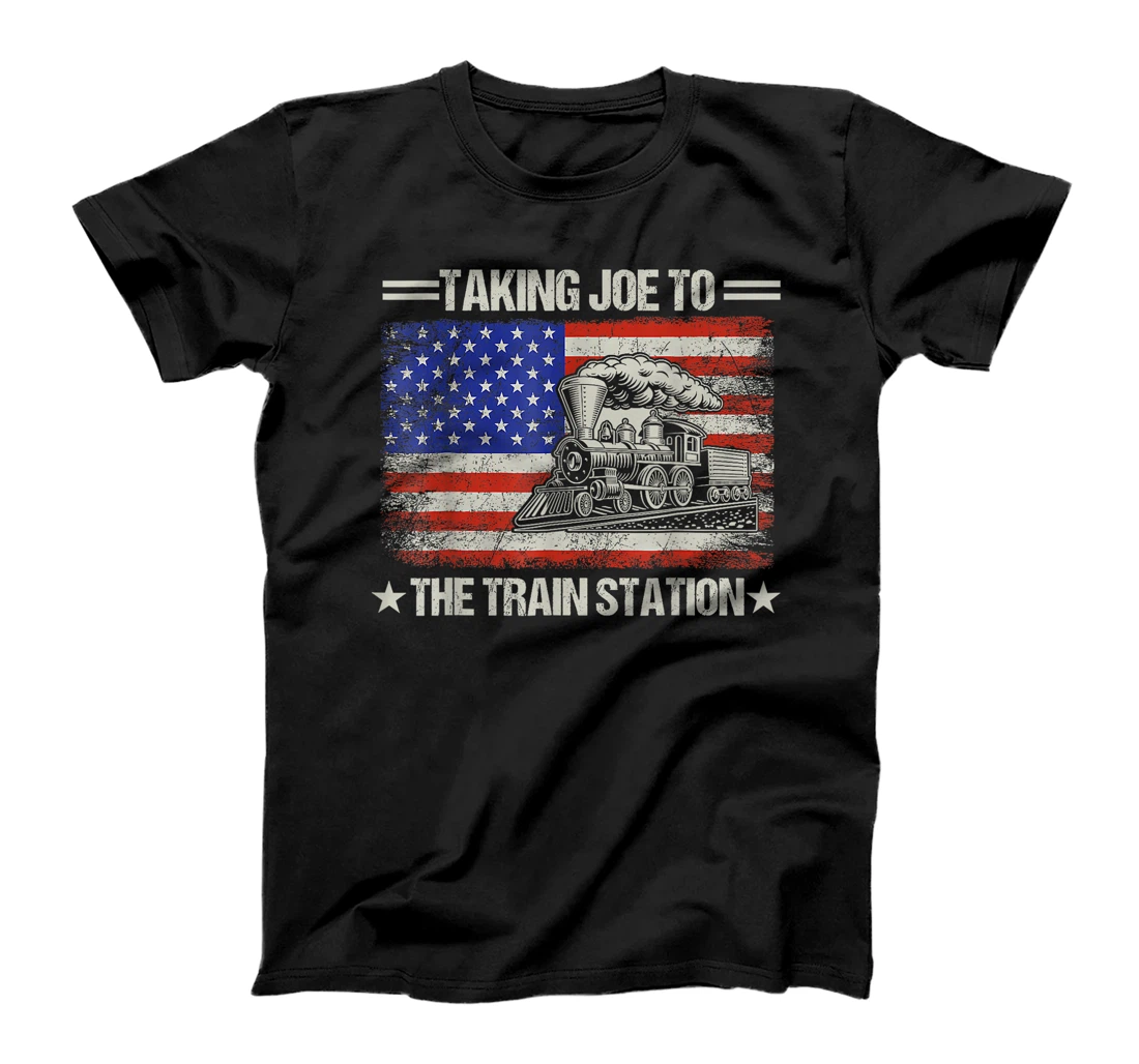 Taking Joe To The Train Station, Trump 2024 T-Shirt