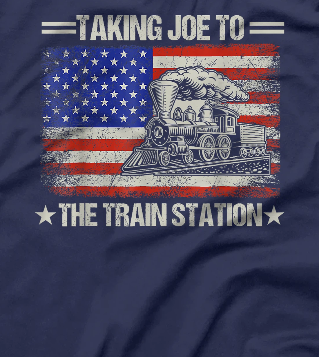 Taking Joe To The Train Station, Trump 2024 T-Shirt