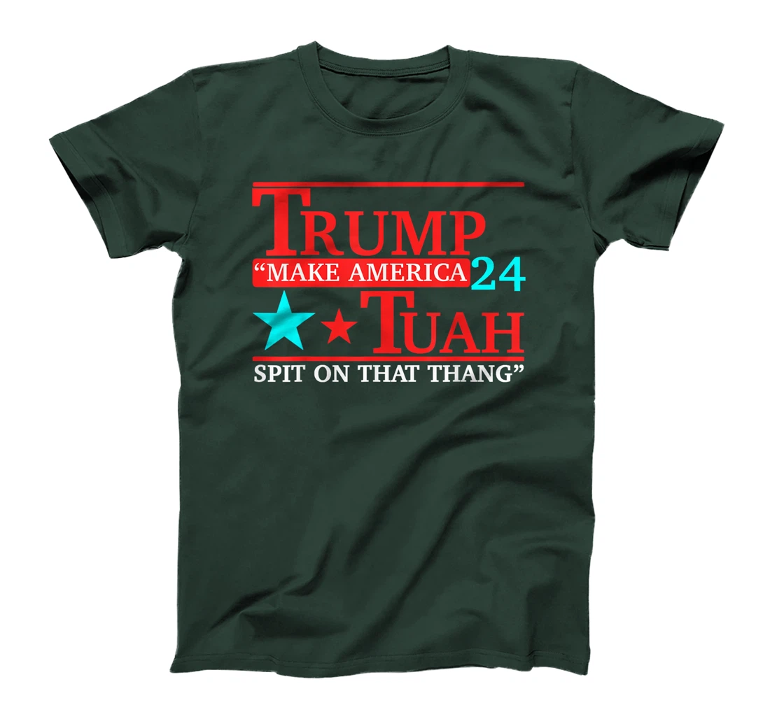 Hawk tuah funny viral humor meme video tee girl 24 trump T-Shirt