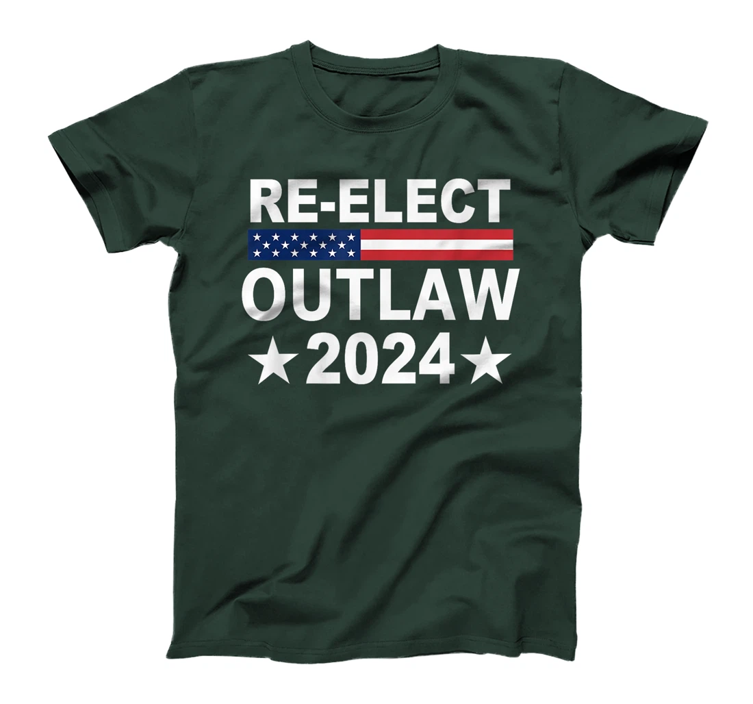 Funny I'm Voting For outlaw 2024 pro donald trump 2024 Premium T-Shirt
