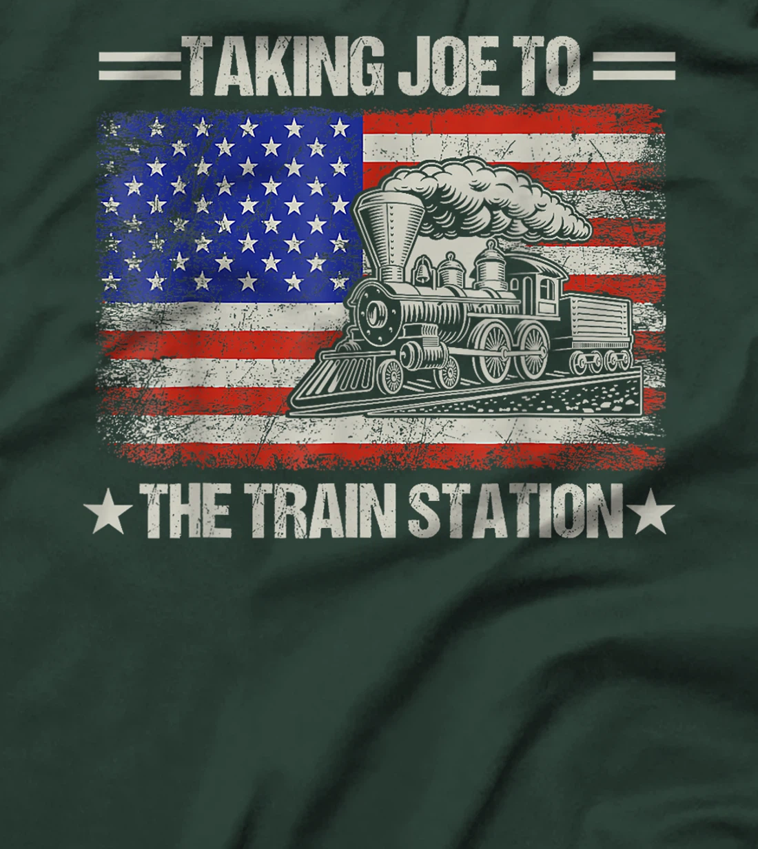 Taking Joe To The Train Station, Trump 2024 T-Shirt