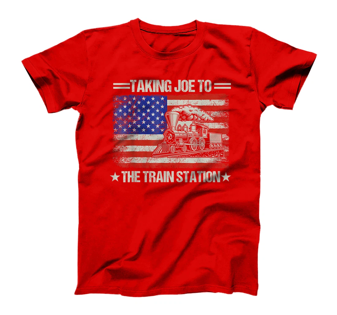 Taking Joe To The Train Station, Trump 2024 T-Shirt
