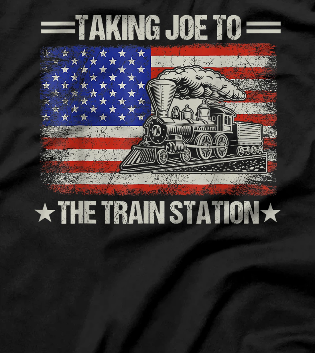 Taking Joe To The Train Station, Trump 2024 T-Shirt