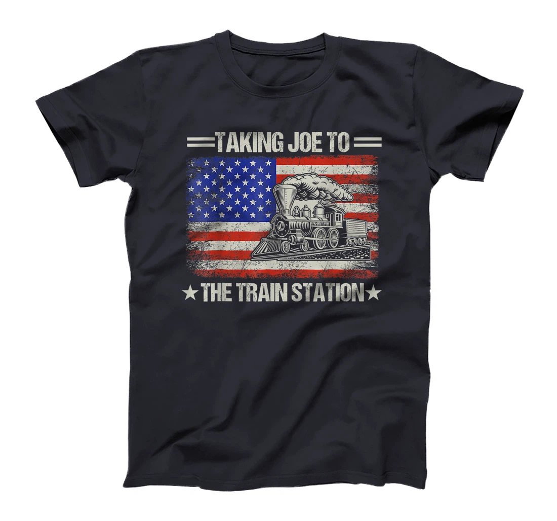 Taking Joe To The Train Station, Trump 2024 T-Shirt