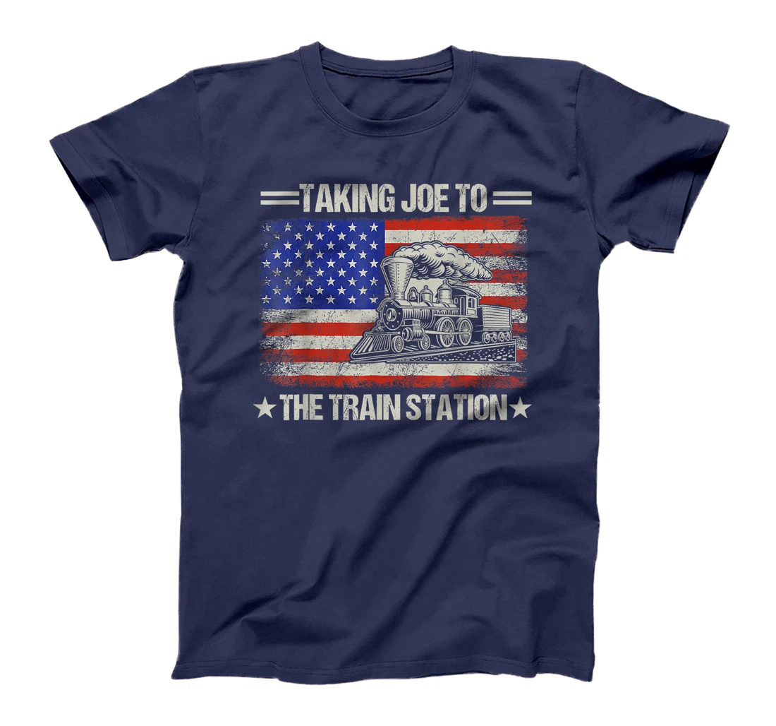 Taking Joe To The Train Station, Trump 2024 T-Shirt