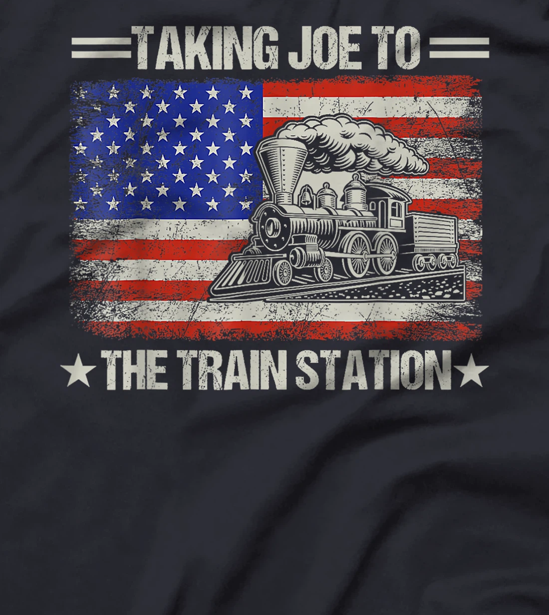 Taking Joe To The Train Station, Trump 2024 T-Shirt