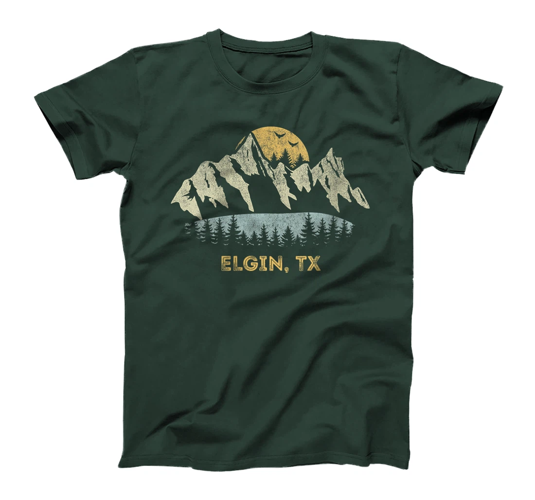 Womens Elgin Texas Mountain Sunset Sunrise TX T-Shirt