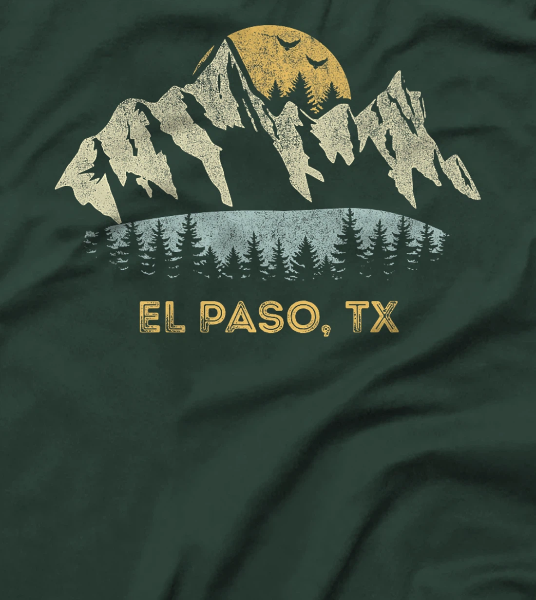 El Paso Texas Mountain Sunset Sunrise TX Premium T-Shirt