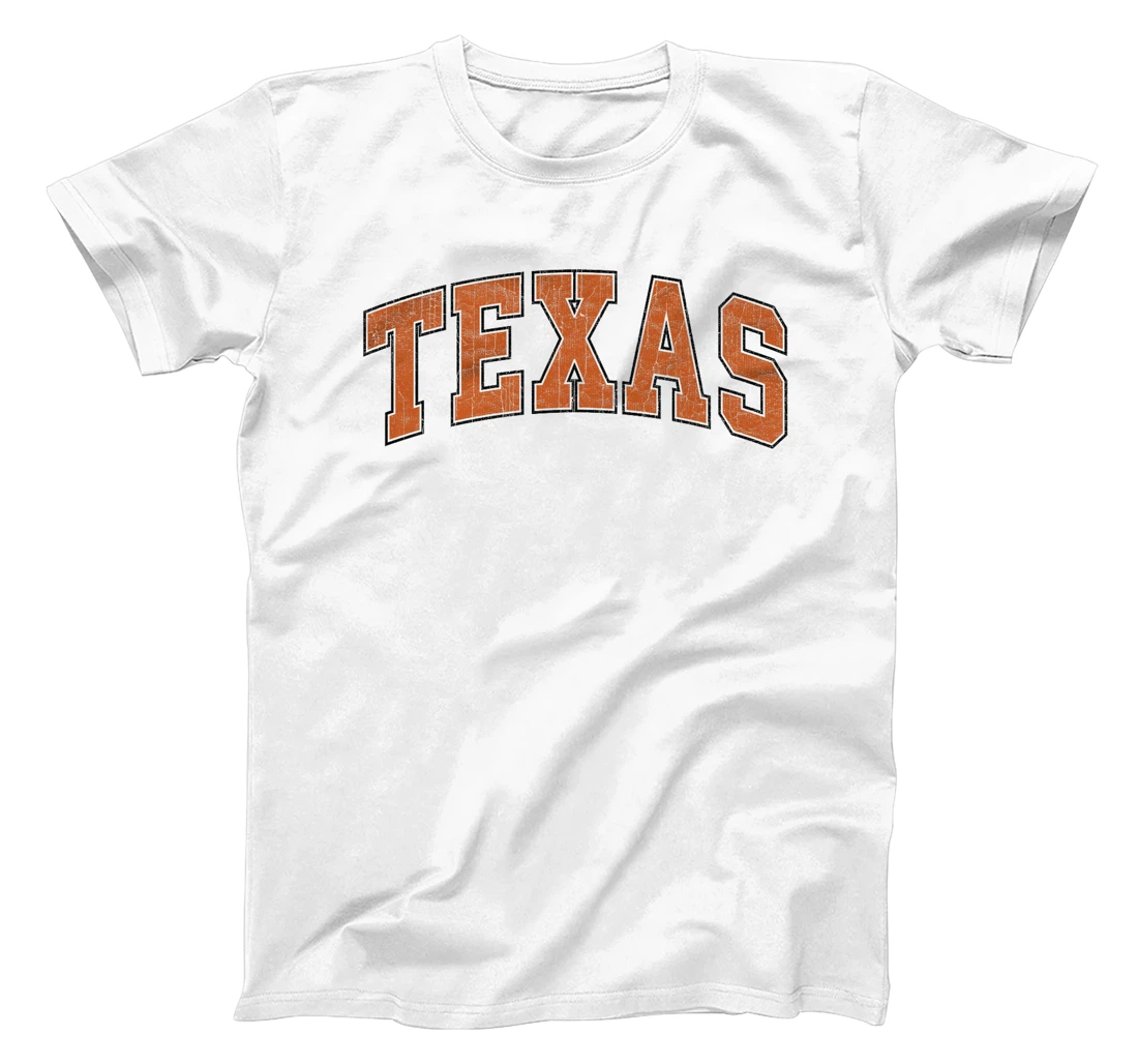 Texas TX Vintage Athletic Sports Design Style Premium T-Shirt