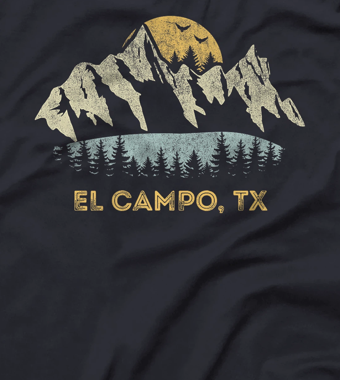 El Campo Texas Mountain Sunset Sunrise TX Premium T-Shirt