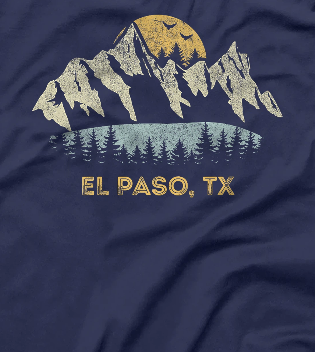 El Paso Texas Mountain Sunset Sunrise TX Premium T-Shirt