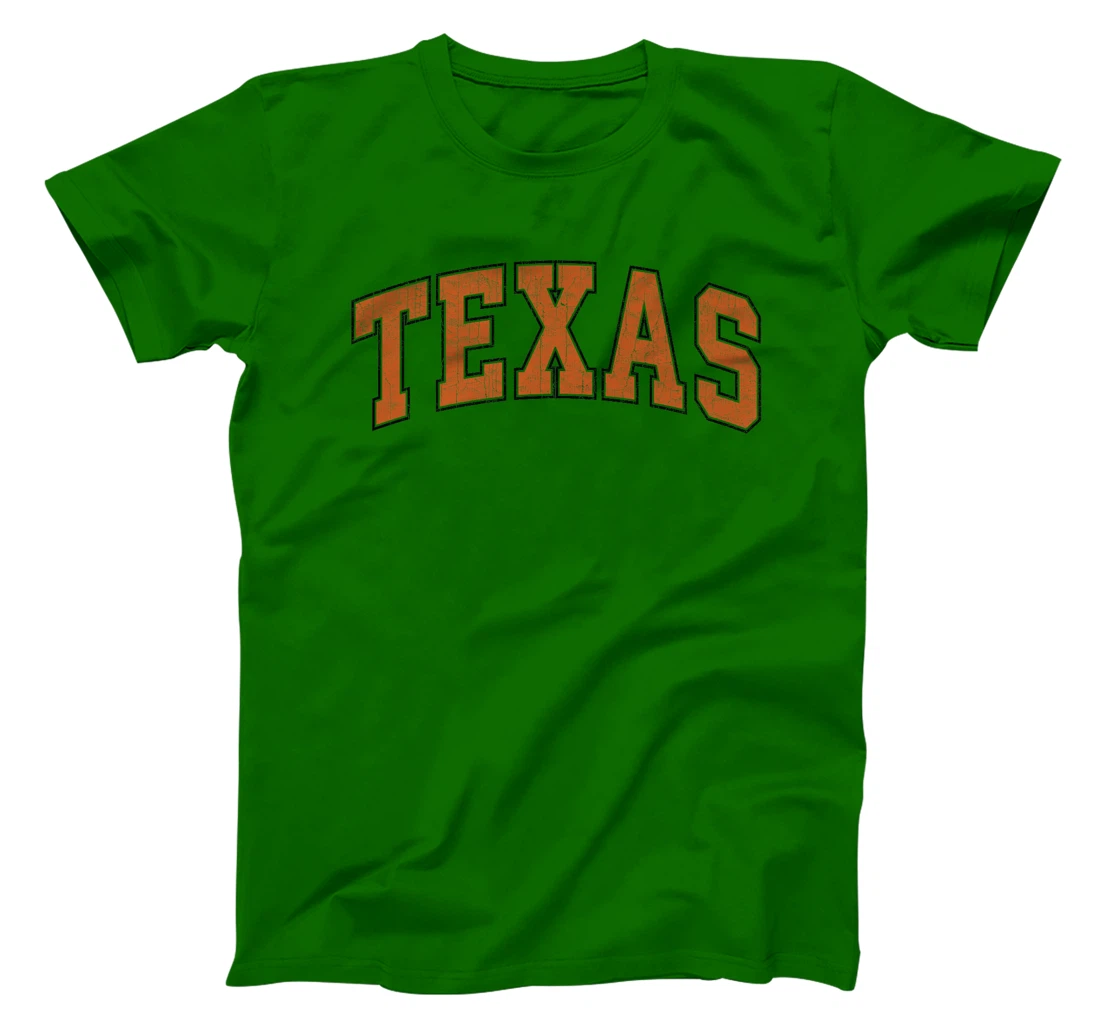 Texas TX Vintage Athletic Sports Design Style Premium T-Shirt