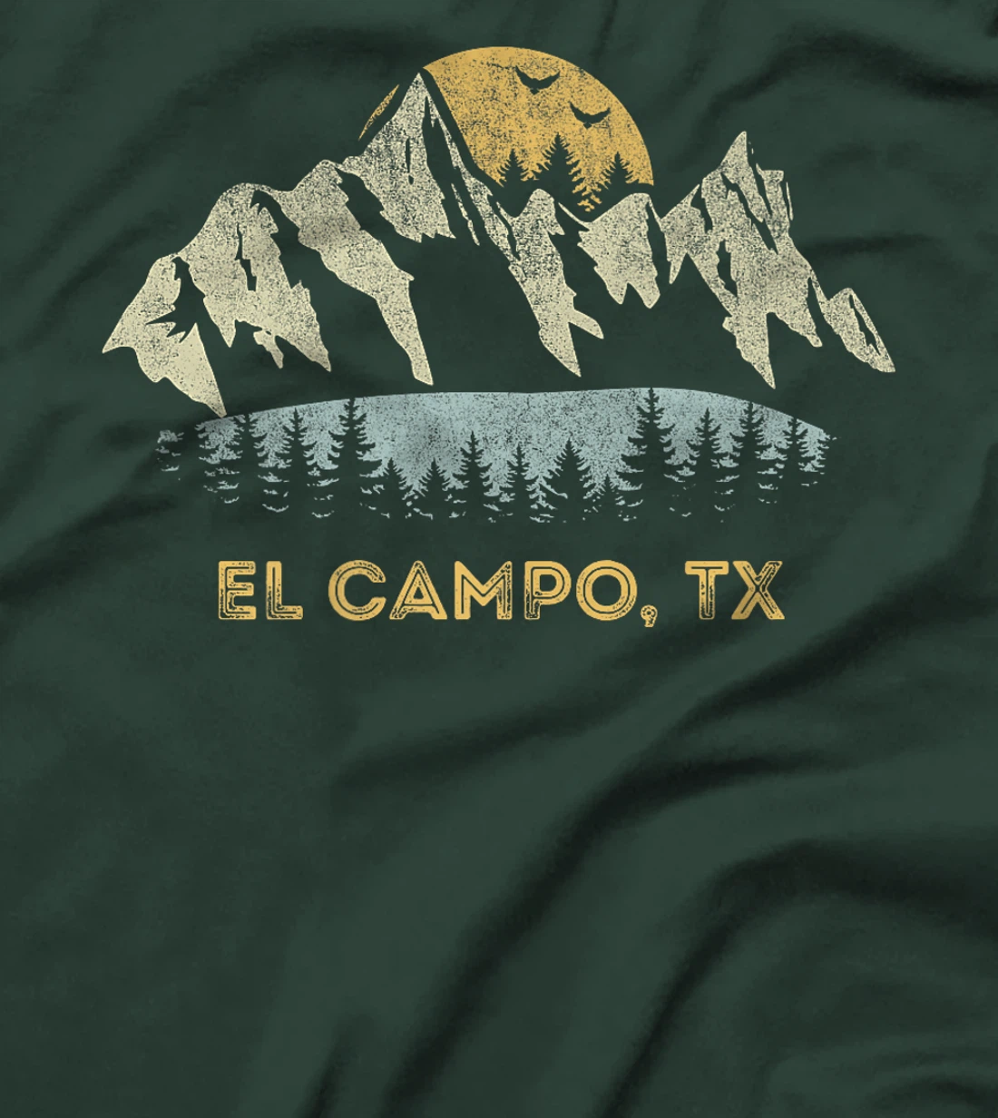 El Campo Texas Mountain Sunset Sunrise TX Premium T-Shirt