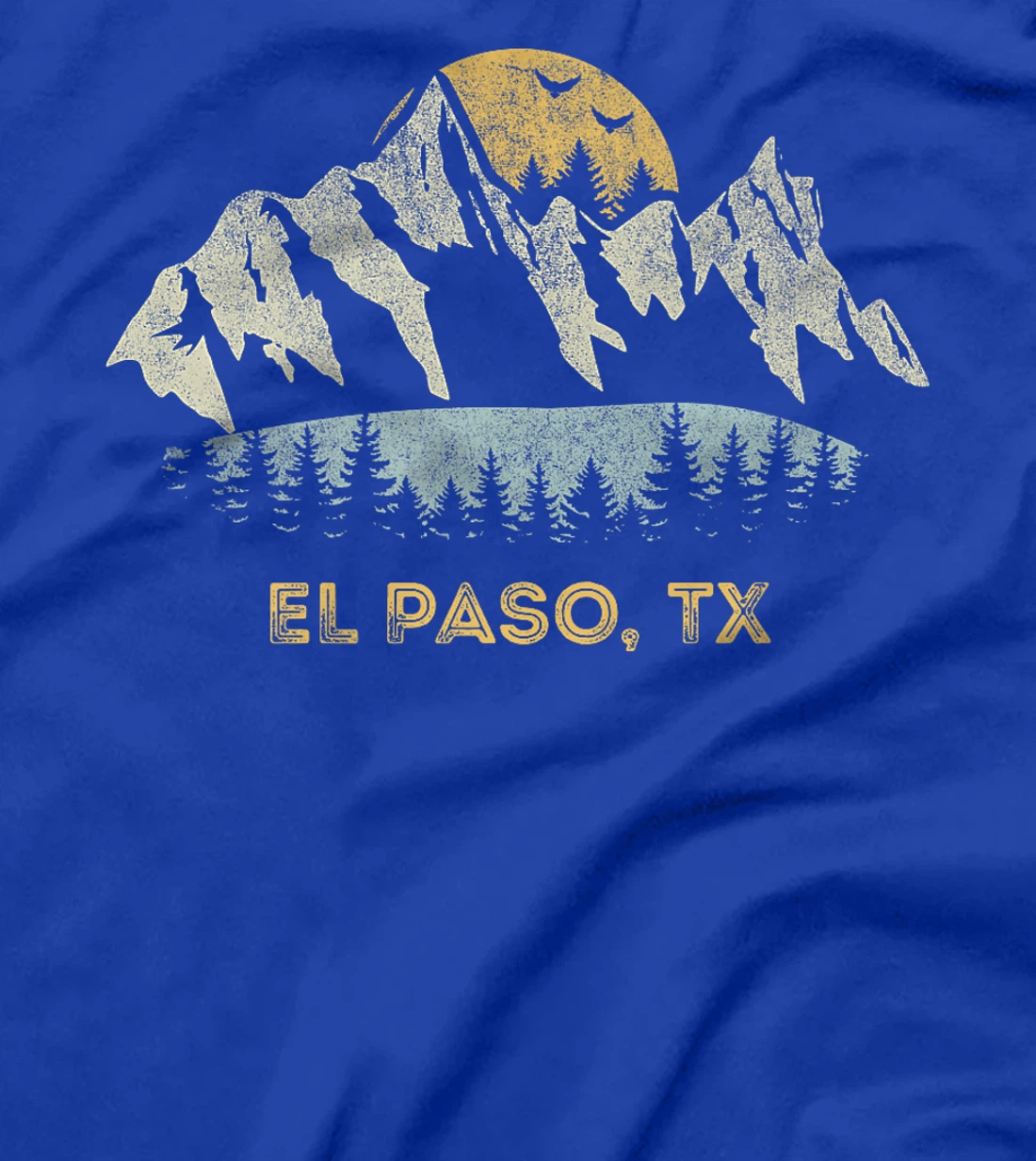El Paso Texas Mountain Sunset Sunrise TX Premium T-Shirt