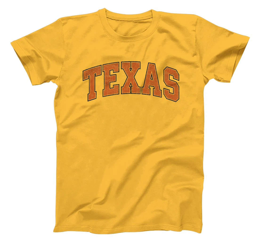 Texas TX Vintage Athletic Sports Design Style Premium T-Shirt
