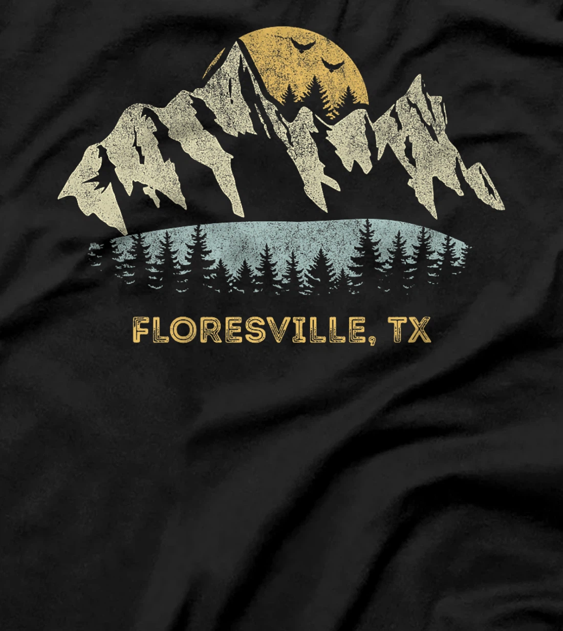 Womens Floresville Texas Mountain Sunset Sunrise TX T-Shirt