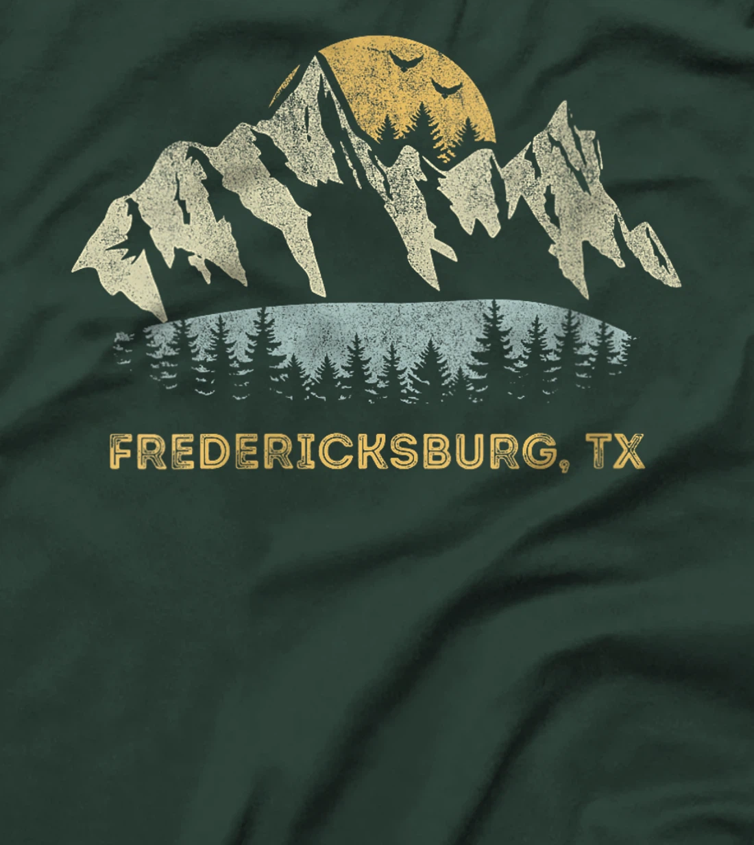 Womens Fredericksburg Texas Mountain Sunset Sunrise TX T-Shirt