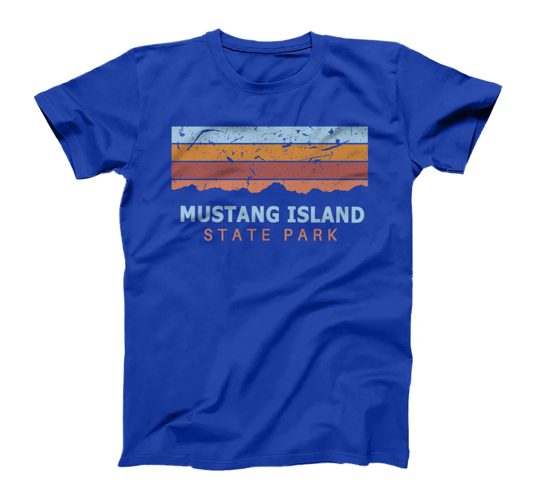 Mustang Island State Park Texas Retro Cool Premium T-Shirt