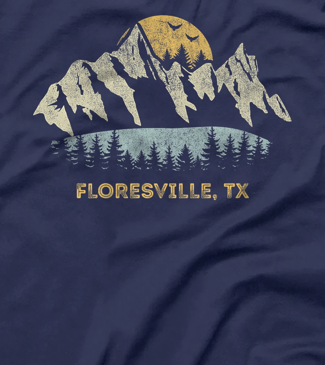 Floresville Texas Mountain Sunset Sunrise TX Premium T-Shirt