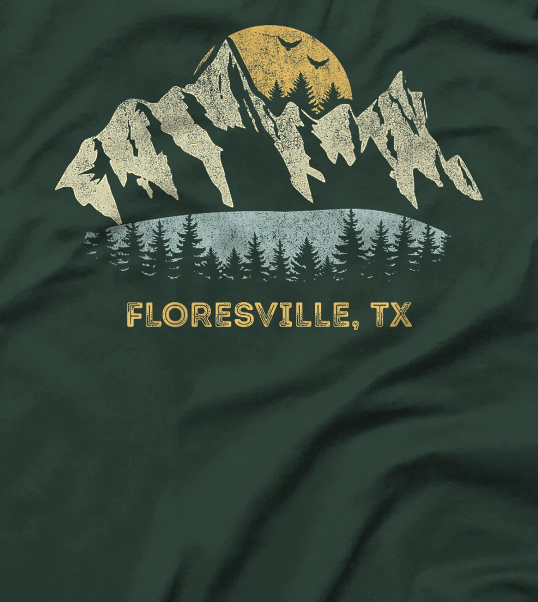 Womens Floresville Texas Mountain Sunset Sunrise TX T-Shirt