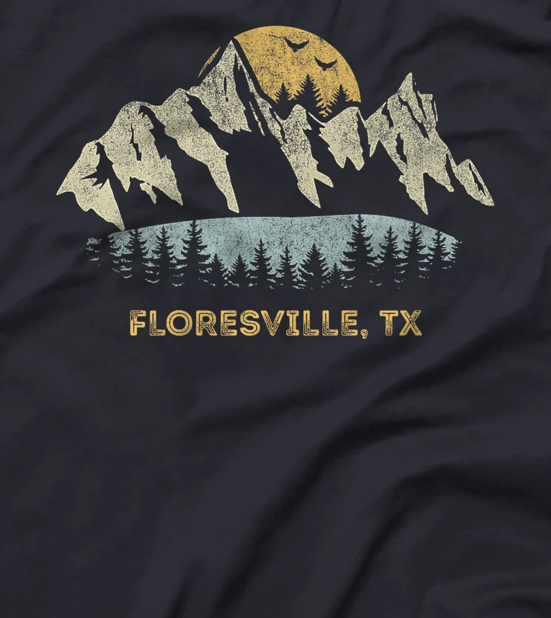 Floresville Texas Mountain Sunset Sunrise TX Premium T-Shirt