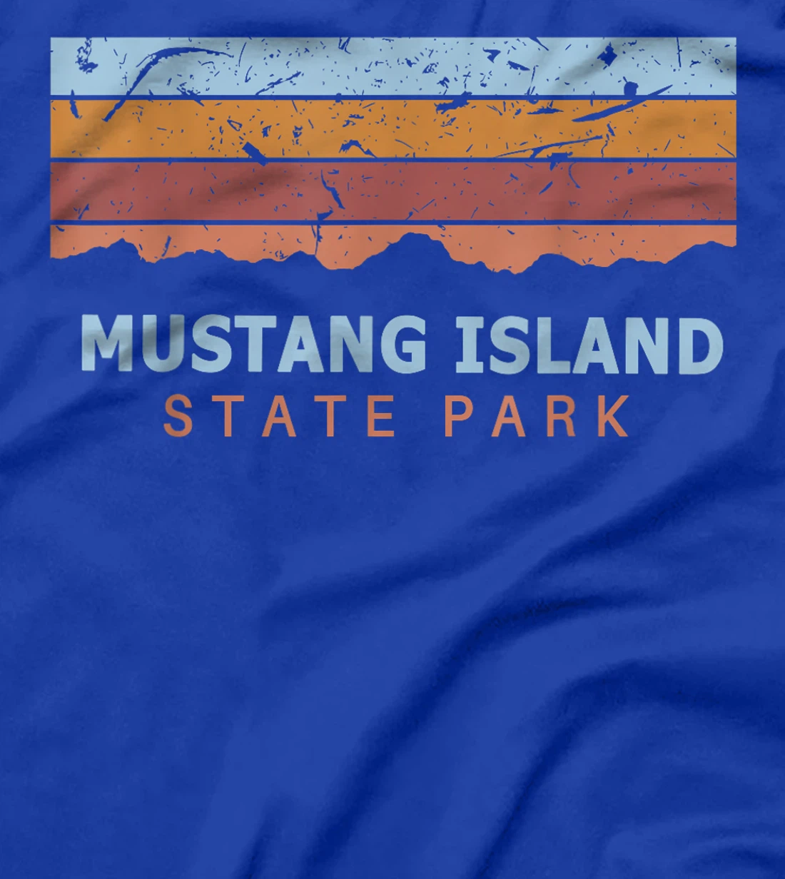 Mustang Island State Park Texas Retro Cool T-Shirt